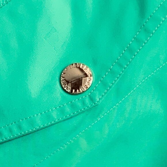 Ralph Lauren Cadogen Reversible Vest Women's L Green/Navy #94H - Picture 12 of 13